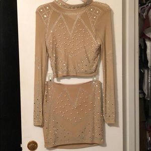 Embellished two piece set